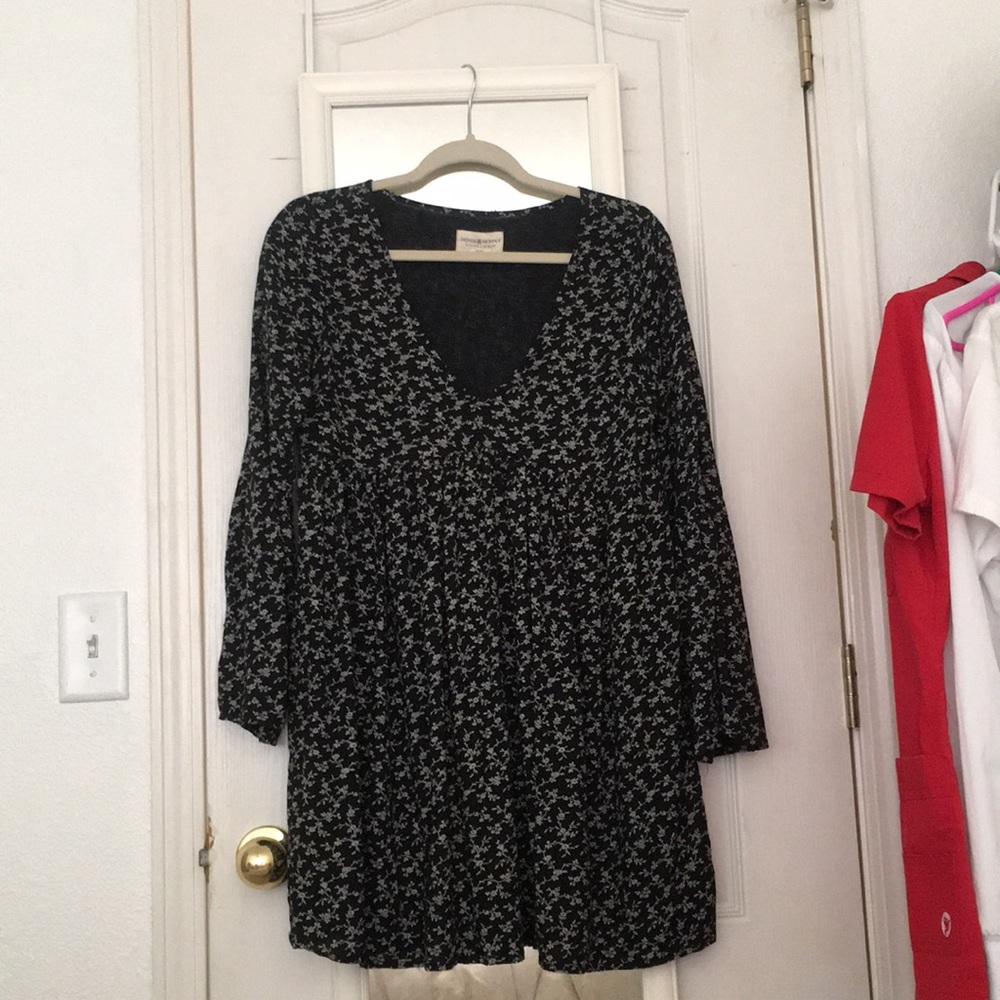 Denim and supply long sleeve dress